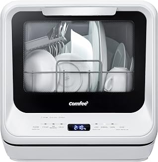 Compact Countertop Portable Dishwasher with Built-in 5L Water Tank - trending gadget from YouTube