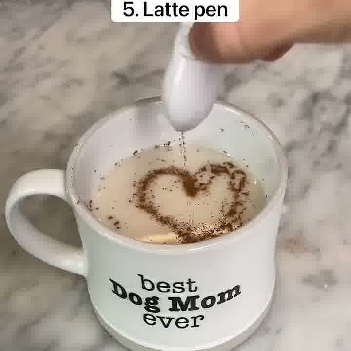 CinniBird Electric Coffee Latte Art & Spice Decorating Pen - trending gadget from YouTube