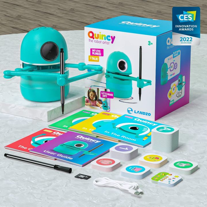 Landzo Quincy Educational Drawing & Painting Robot - trending gadget from YouTube