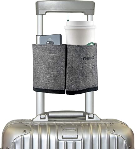 riemot Luggage Travel Cup Holder Free-Hand Drink Carrier - trending gadget from YouTube