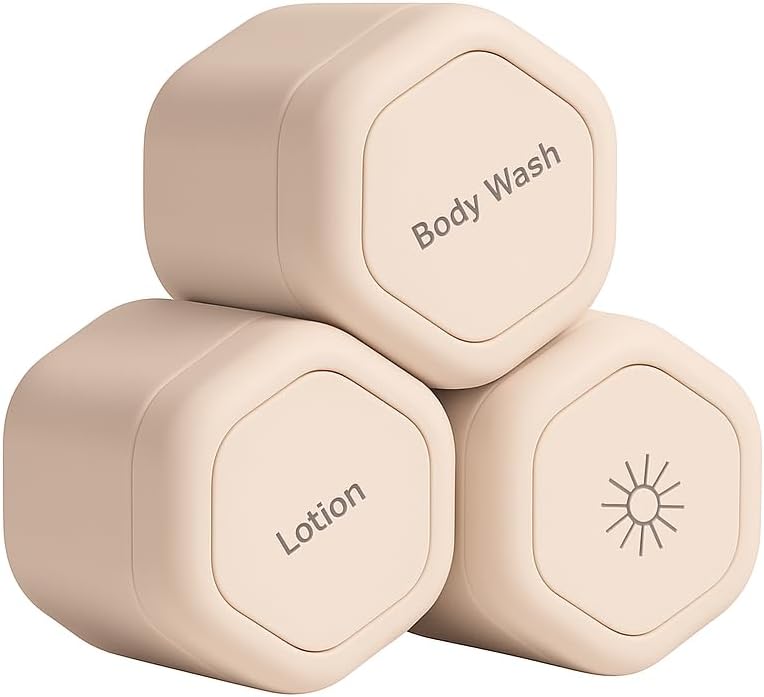 Magnetic Leakproof Refillable Travel Toiletry Containers & Capsule Set - trending gadget from YouTube