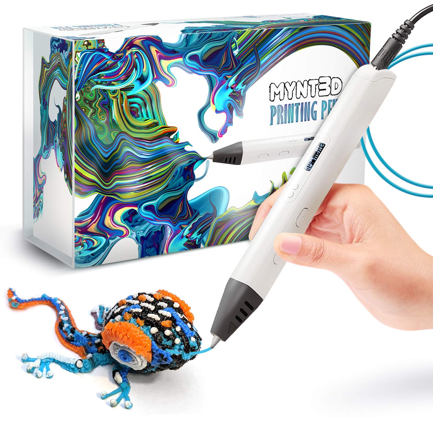 MYNT3D Professional 3D Printing Pen with OLED Display - trending gadget from YouTube