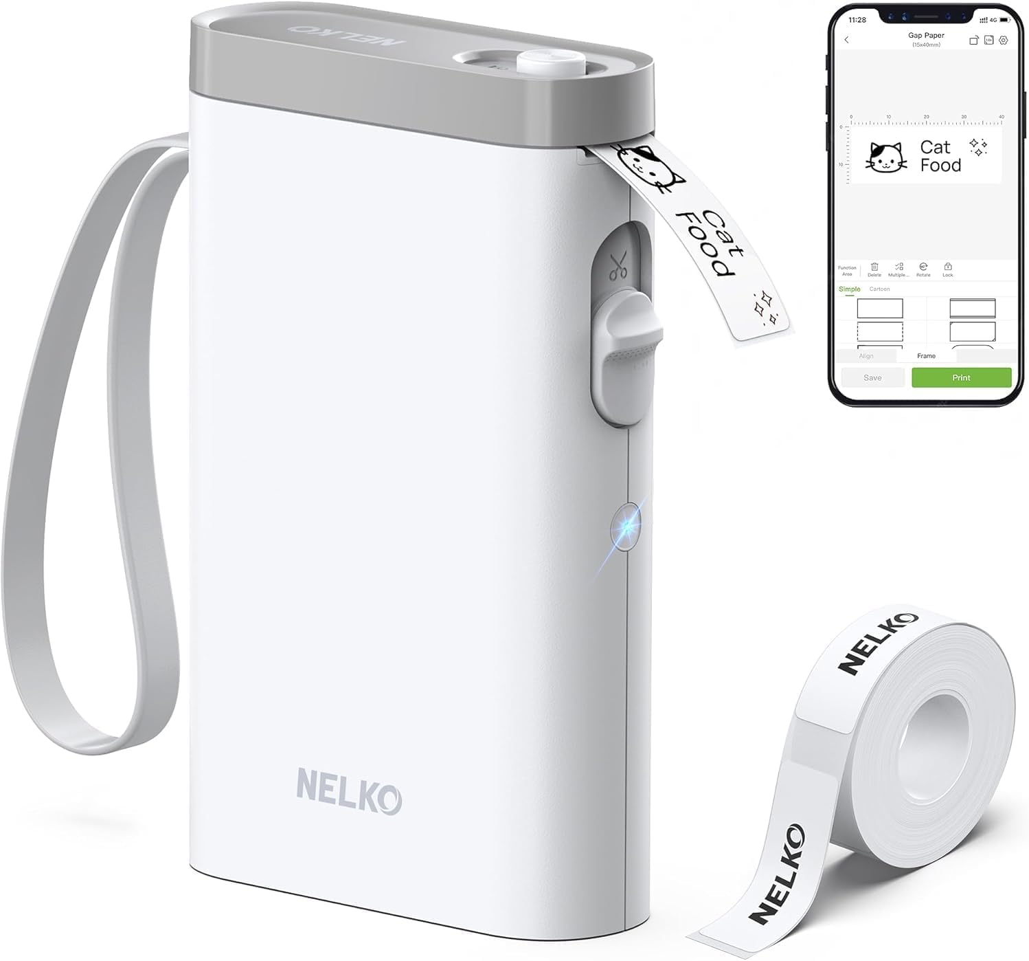 Nelko P21 Bluetooth Thermal Label Maker Machine - trending gadget from YouTube