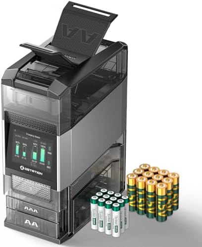 Ostation 2 Pro AA AAA Rechargeable Battery Charging Station - trending gadget from YouTube