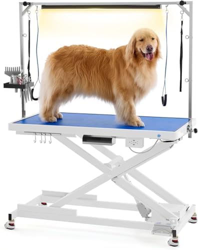 POLIMO Professional Electric Lift Dog Grooming Table - trending gadget from YouTube