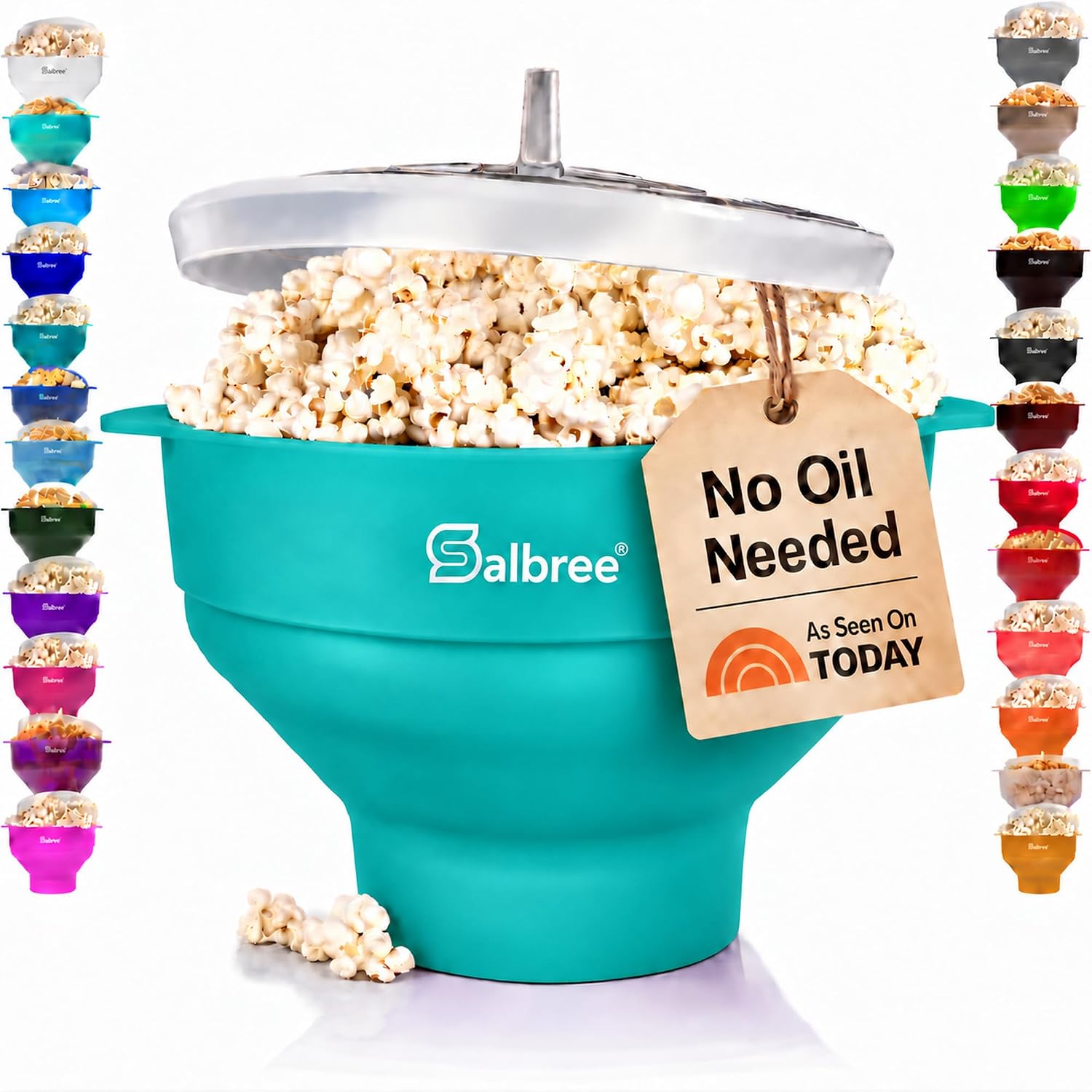 The Original Silicone Microwave Popcorn Popper Collapsible Bowl - trending gadget from YouTube