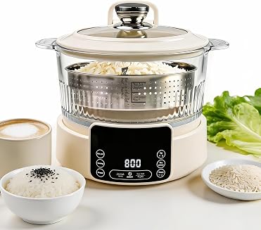 Smart Precision Scale Rice Cooker & Multi-Layer Food Steamer - trending gadget from YouTube
