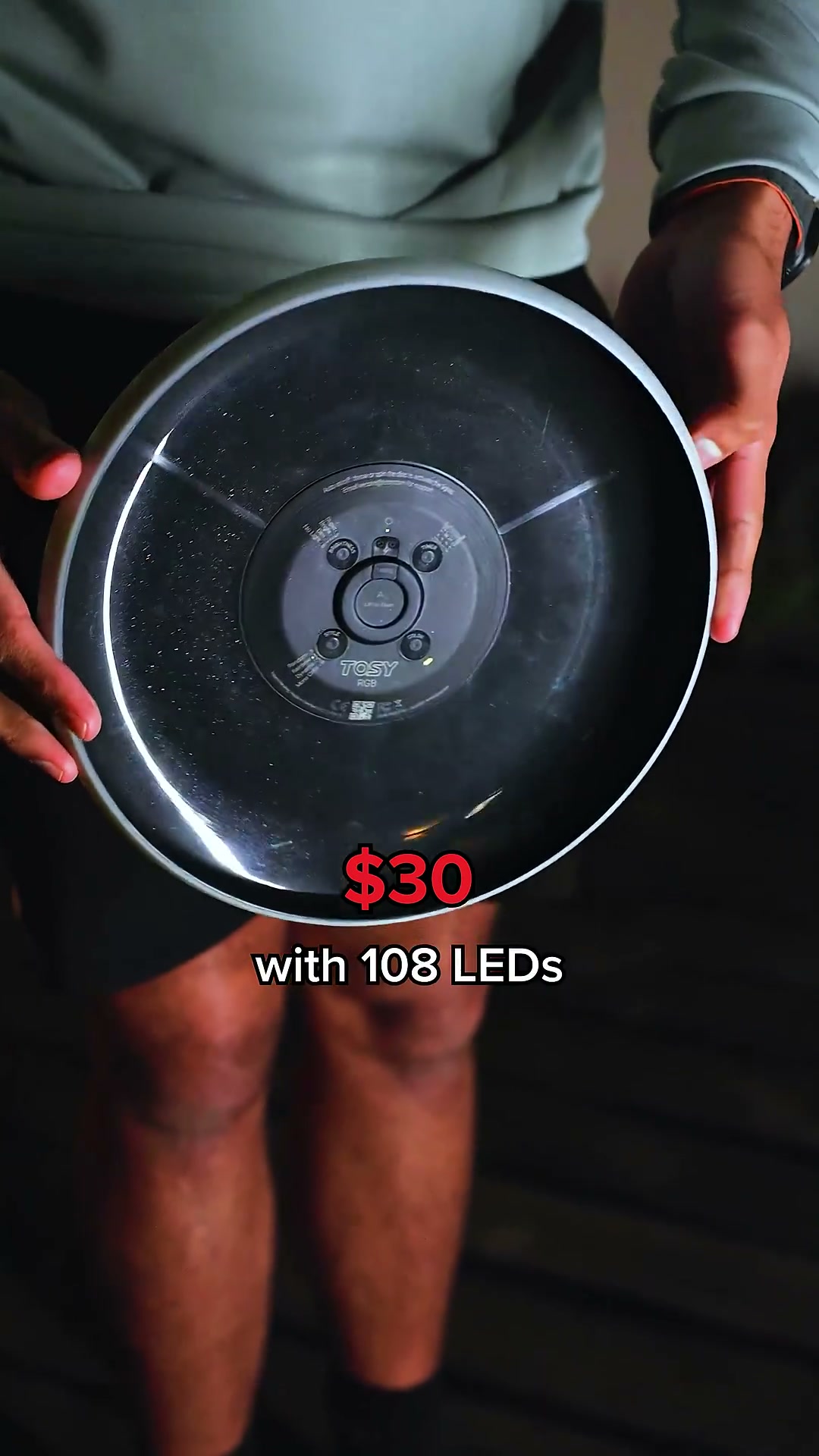 TOSY Smart 360 LED Flying Disc Ultimate Light-Up Frisbee - trending gadget from YouTube