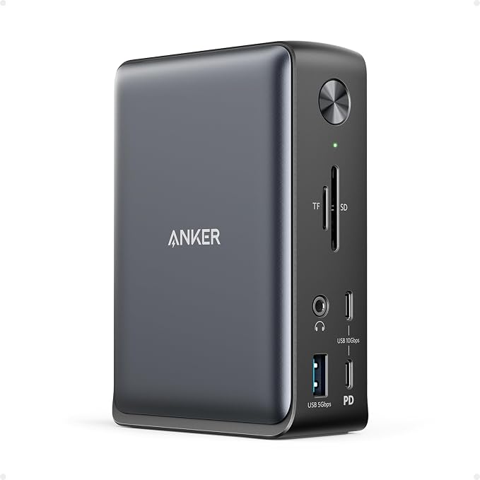 Anker 575 USB-C Docking Station (13-in-1 Triple Display 85W PD)